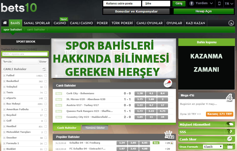 Spor Bahisleri Hakkında Bilinmesi Gereken Herşey